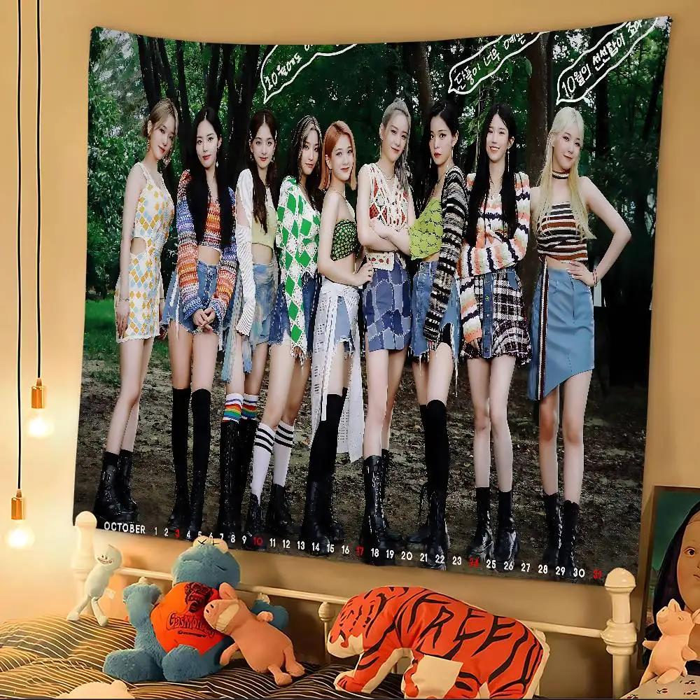 Fromis_9 Kpop Девушки Подвесной Богемный Гобелен Богемные Настенные Гобелены Мандала Дешевый Хиппи Настенное Украшение