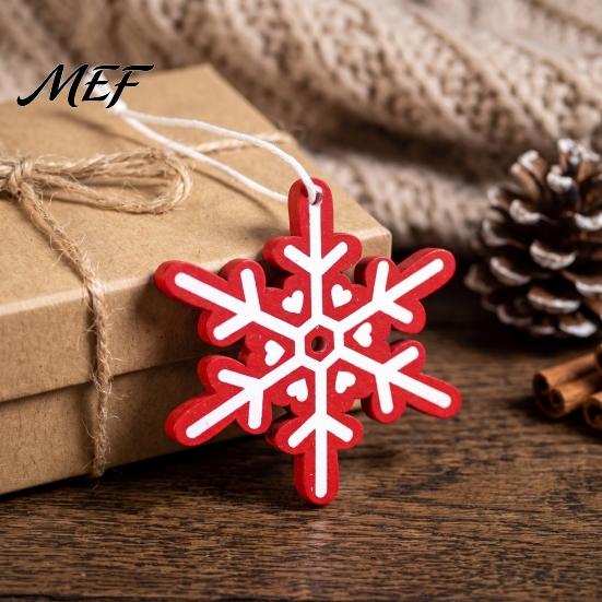 Retro Style Xmas Pendants Christmas Tree Wooden Pendant, Vintage Cartoon Ornament with Lanyards, Indoor Holiday Hanging Art Lightweight Pendant