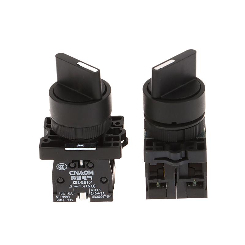 1 Piece 2 3 Position 1NO1NC 1NO 2NO Latching Self-Lock Momentary Selector Rotary Push Button Switch XB2-ED21 XB2-ED25 XB2-ED33