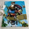 movie TThe Nut Jobj Throw Warm Soft Flannel Blanket Multiuse for Sofa Bed Camping Travel Nap