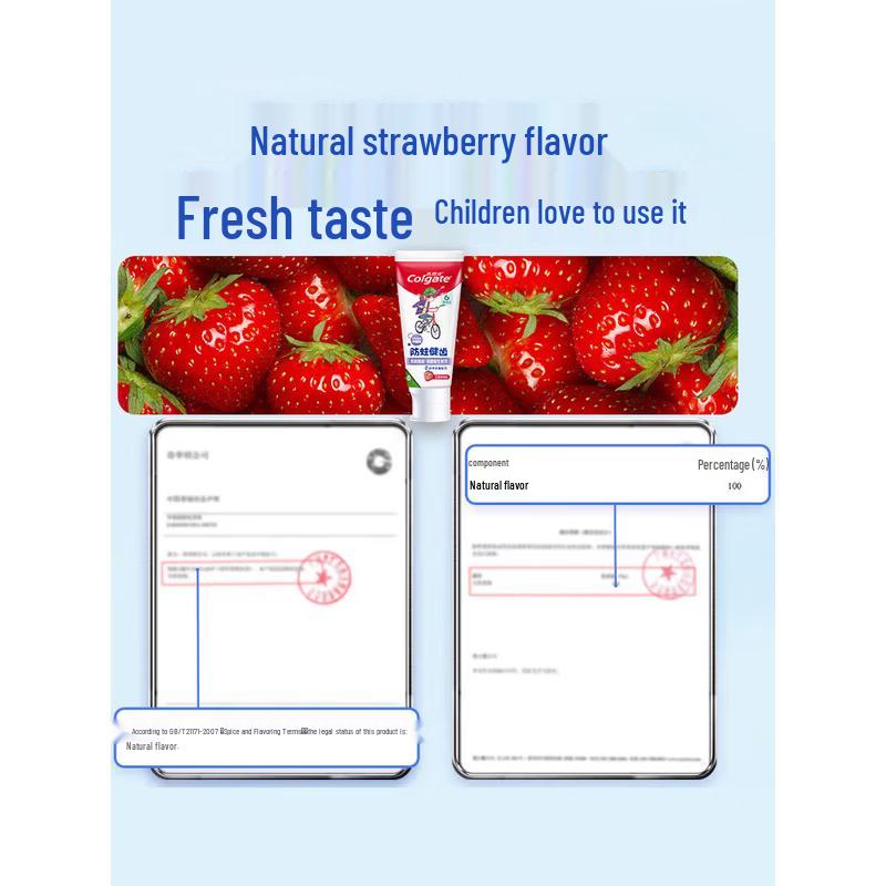 Colgate Kids' Cavity Protection Fluoride Toothpaste, Strawberry (2 x 70g)