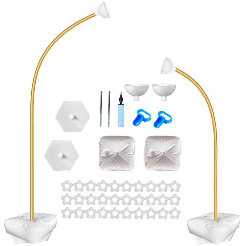 Гибкий набор для арки из воздушных шаров с алюминиево-пластиковыми трубками для украшения на день рождения