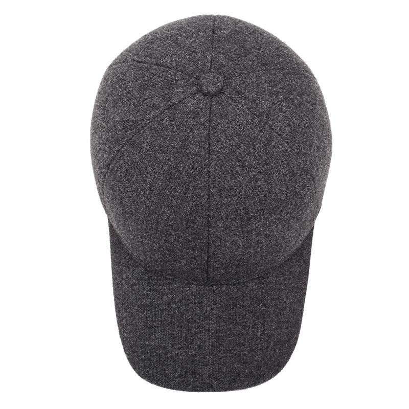 Средневозрастной и пожилой ветрозащитный пушистый теплый колпак Зимняя уличная бейсболка