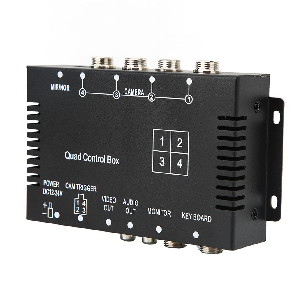4-канальный видеоразветвитель блок управления DC12V 24V переключатель изображения пульт дистанционного управления высокой четкости для