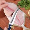 Кухонный тесак для мяса Монгольский нож Деревянная ручка Мясной нож для обвалки Портативный нож для барбекю Разделка мяса Острые ножи для рыбы