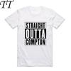 2019 Fashion Men Print N.W.A Straight Outta Compton T Shirt O-Neck Short Sleeves Summer Unisex NWA Hip Hop Streetwear Tops Tees
