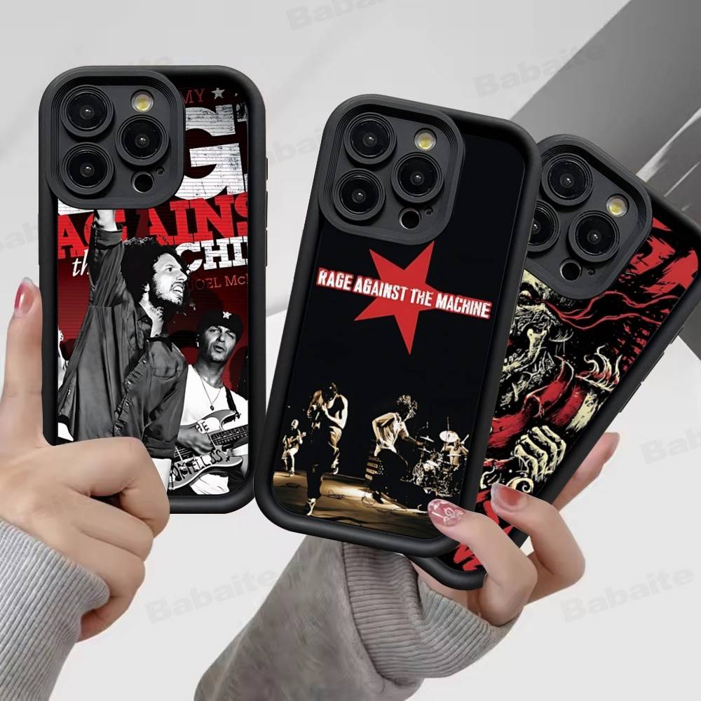 Band Rage A-Against The M-Machine Классический чехол для телефона для IPhone 17 16 15 14 13 12 11 Air Plus Pro Max Мягкая задняя крышка