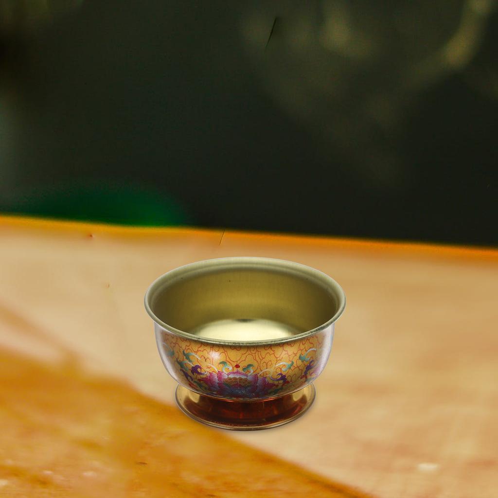 Премиум прочный сплав 7 шт. миска для воды контейнер настольный буддийский кубок подношение языческий декор держатель святой храмовый алтарь