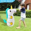 Doctor Dolphin Inflatable Unicorn Roly-poly Toy Children's Toys Thickened PVC Cartoon Toys Roly-poly Toy Children's Toys