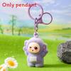 Teletubbies Tinky Winky Dipsy Cartoon Character Pile Coating Pendant Keychain