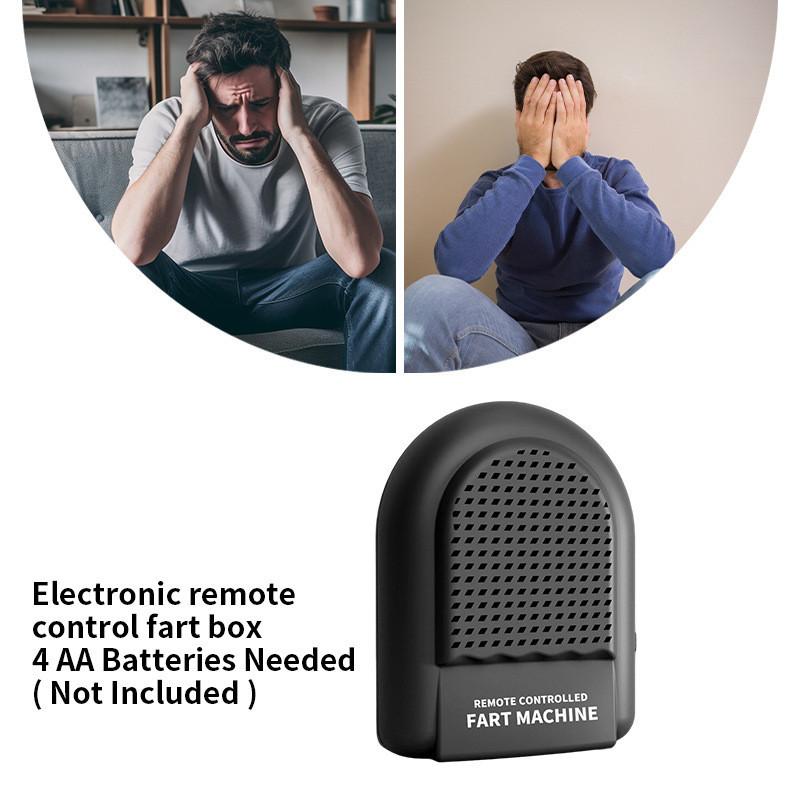 Hilarious Remote Control Fart Machine For Pranks And Gag Gifts In Black Plastic