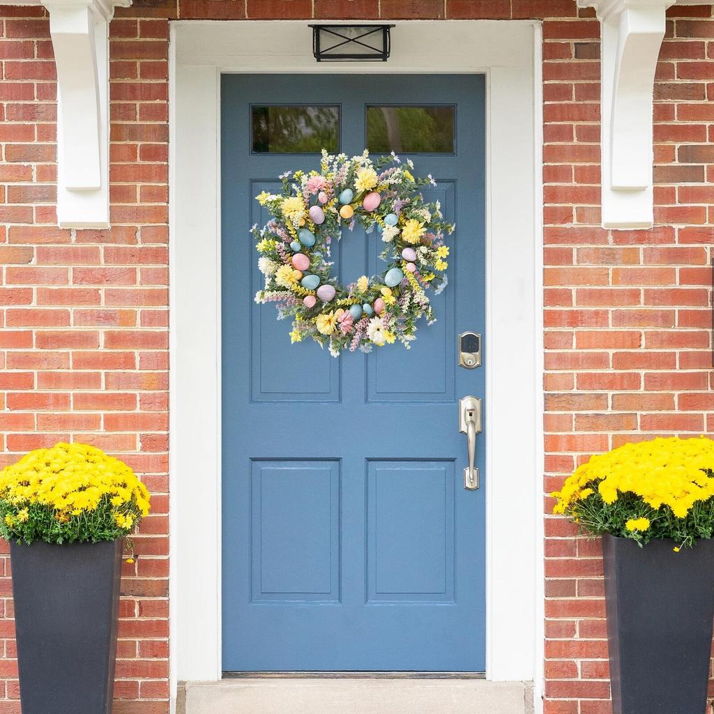 45 см пасхальные украшения пасхальное яйцо венок лоза кольцо кулон