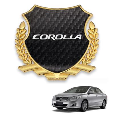 Эмблема автомобиля Corolla Металлическая эмблема Corolla X G W Grade Применимая Наклейка на автомобиль COROLLA