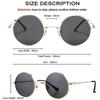 Classic Small Round Sunglasses Polarized For Men Women Retro Vintage Circle Hippie Sun Glasses Uv400
