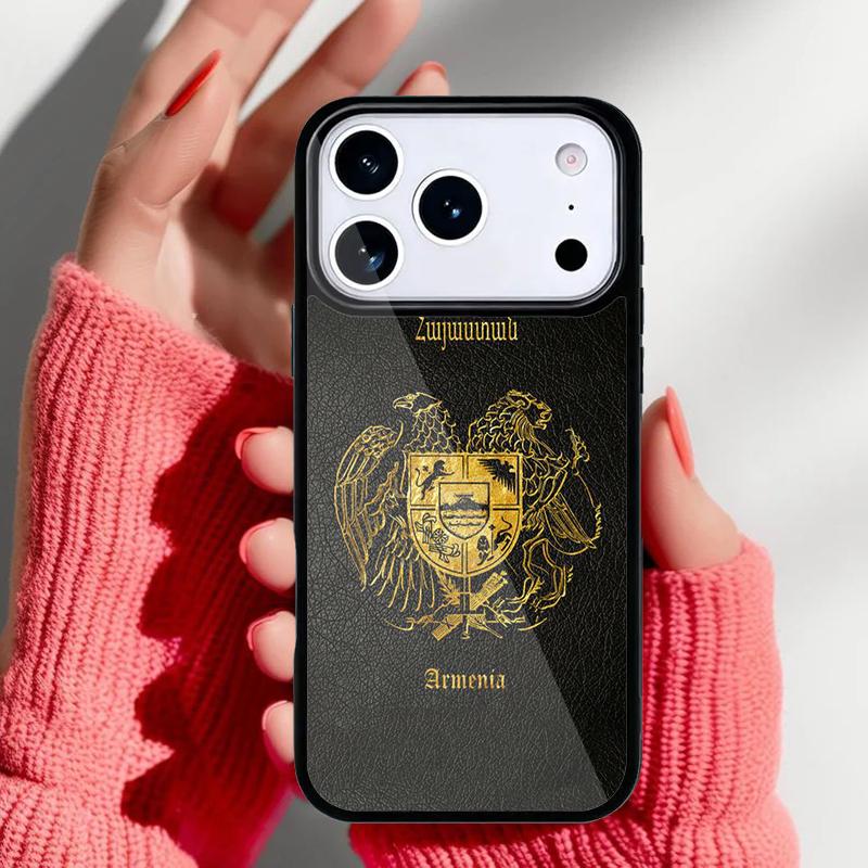 Чехол для телефона с флагом Армении для iPhone 17 16 15 14 13 Pro Max Задняя крышка для 12 11 Pro Coque
