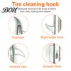 Car Tire Cleaning Hook Hook, Gap Buckle Stone Automotive Repair Tool Cleaner Universal Metal Picker
