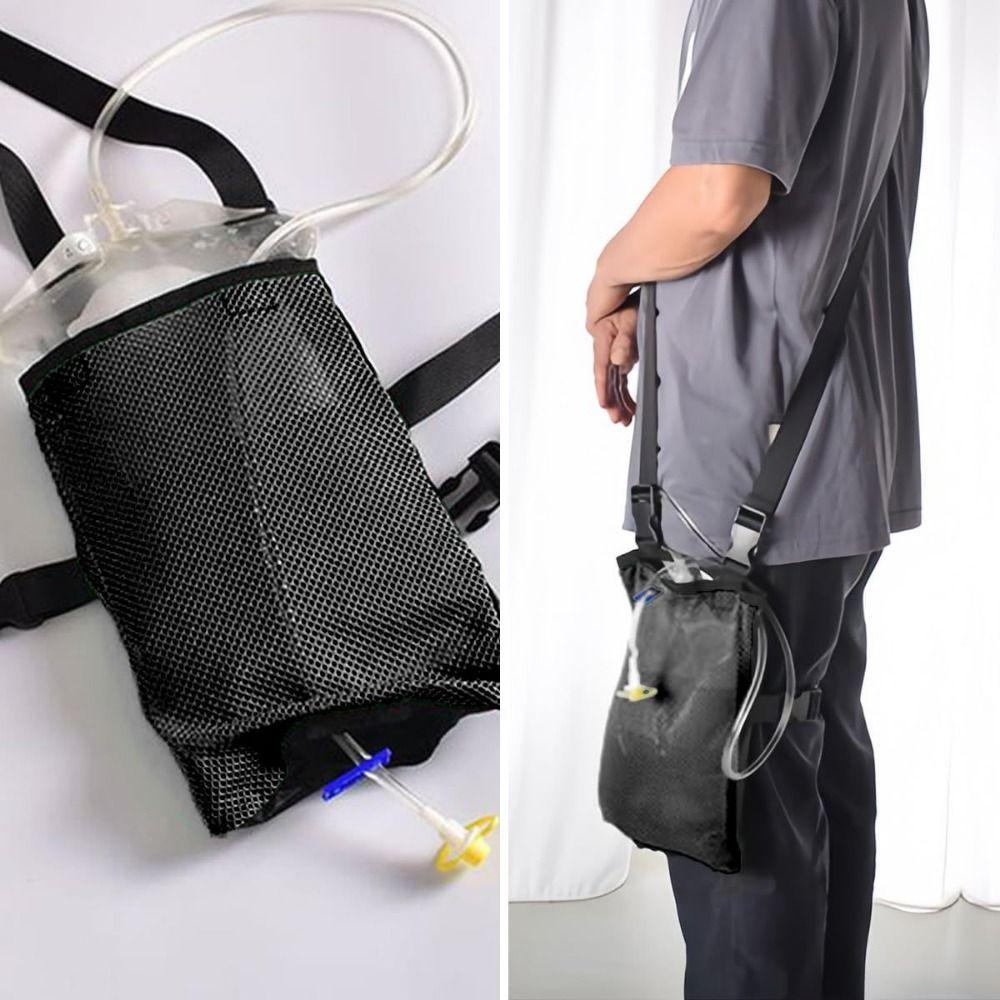 Breathable Elder Drainage Bag Adjustable Strap Urine Collection Bag Rehabilitation Equipment