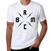 Черная футболка с принтом Blck Rbl Motorcycl Clb, легкая, повседневная, летняя