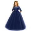 Детское formalное платье с длинным рукавом для девочки-цветочницы (Возраст 3-14 лет) - Платье Принцессы в Европейском и Американском Стиле