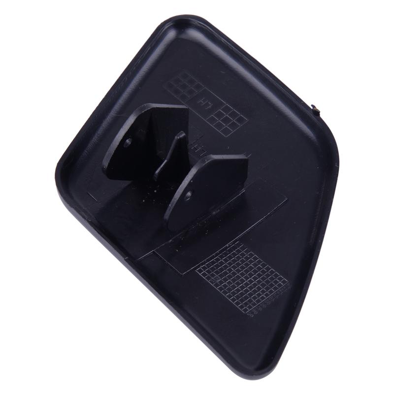 CITALL 1Pair Black Front Bumper Headlight Washer Cover Cap Trim Fit for VOLVO XC90 2007 2008 2009 2010 2011 2012 2013 2014