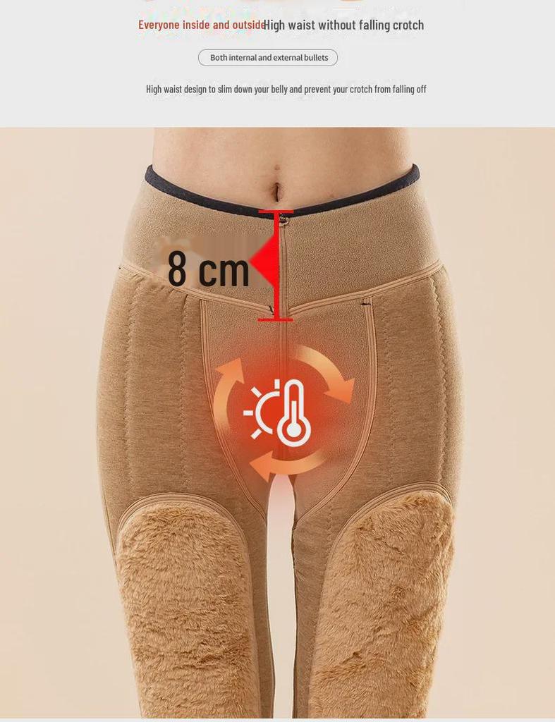 Мужские шерстяные флисовые брюки с высокой талией и наколенниками, очень толстые и теплые, идеально подходят для людей среднего и пожилого возраста.