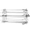 BBQ Roaster Rotisserie Skewers Needle Cage Oven Kebab Grill Stainless Steel Barbecue Tools for