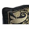 Coussin - 50 x 10 x 30 cm - Polyester - Noir - Elégance - Chic