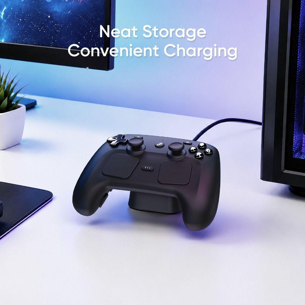 Portable Charger Base Non Slip Desktop Stand Holder for Steam Controller 2 Accessories