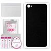 apgo Protective Skin Sticker for the Back Compatible with Kruger&Matz Flow 5, Wrap Film, Foil, Vinyl - Pattern Matte Black