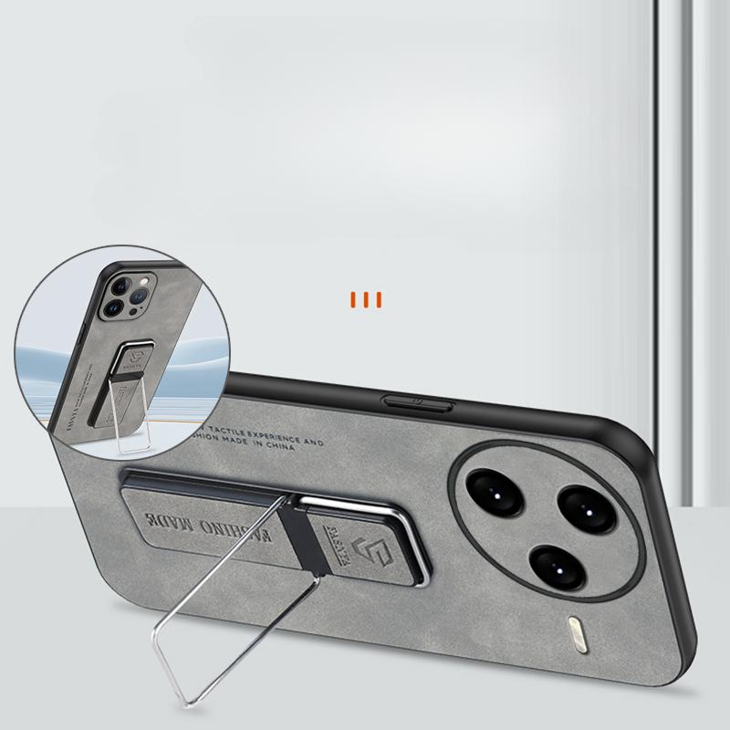 Для Redmi K80 Pro K 80 Skinsheep кожаный чехол для камеры противоударный бронированный чехол для Xiaomi Redmi K80Pro матовый бампер магнитный держатель подставка защитный чехол