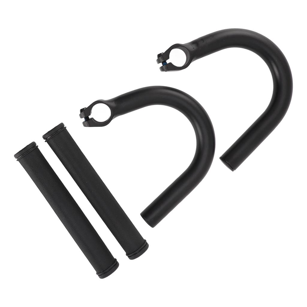 Велосипедные подлокотники руль алюминиевый сплав черный увеличенная высота изогнутый руль для горного велосипеда дорожных велосипедов