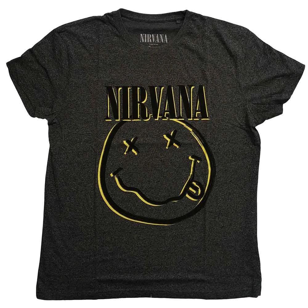 Nirvana Обратная Улыбка Официальная Футболка Мужская