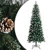 Day and Night - Day and Night Artificial Christmas Tree with Green PVC Stand 210 Cm