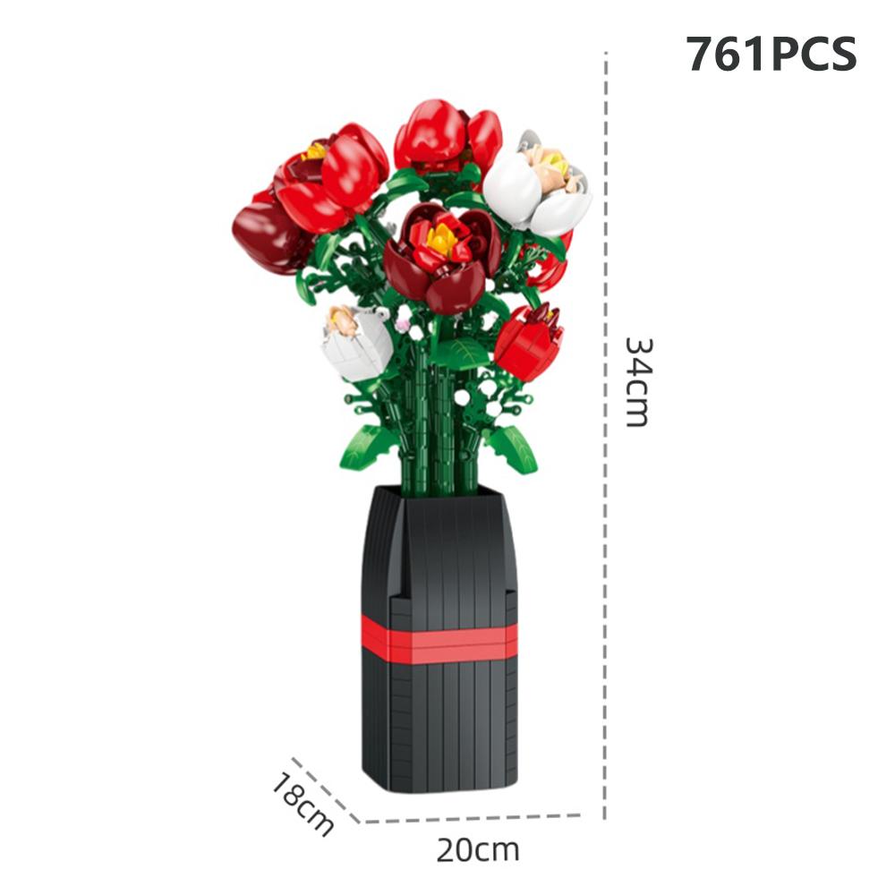 Сделай сам горшечный суккулент, букет цветов, конструктор, креативное зеленое украшение, подставка, идеальный детский праздничный подарок