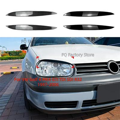 Пара ABS Накладки Декоративные Накладки на Веки Фар Автоаксессуары Для VW Golf 4 MK4 GTI TDI SDI R32 1997-2006