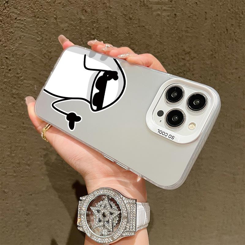 Silicone Case For Oppo A60 A18 A58 A78 A79 iPhone 17 16 15 14 13 12 11 Samsung A06 A16 A26 A36 A56 Cover DIY Painted Cartoon Shockproof Phone Bumper
