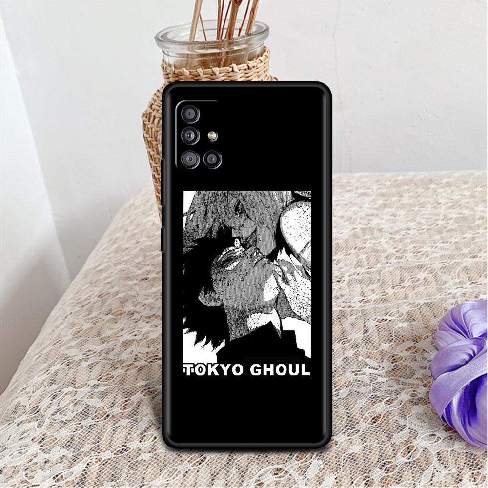 Чехол для Samsung Galaxy A52 A12 A51 A32 A71 A21s A22 A11 A02s A03 A23 A13 A53 A41 A31 A72, мягкий чехол для телефона Tokyo Ghoul Anime Sac