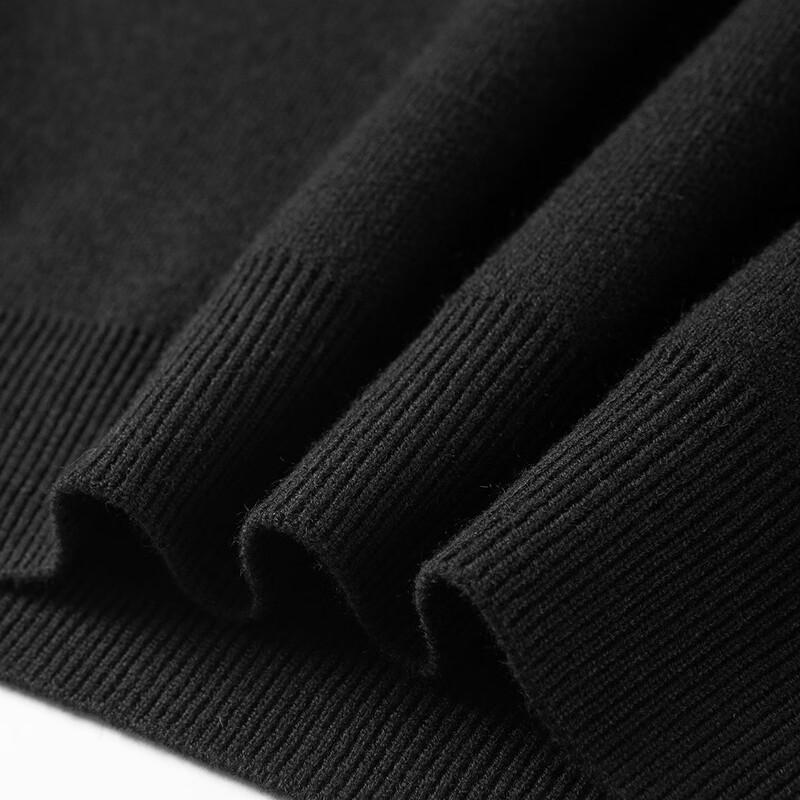 Мужской вязаный свитер MONTAGUT с вышивкой, полосатый лацкан, имитация двух частей