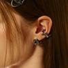 SENTIMENTS NO.492 [BLACK] NUT EARRING