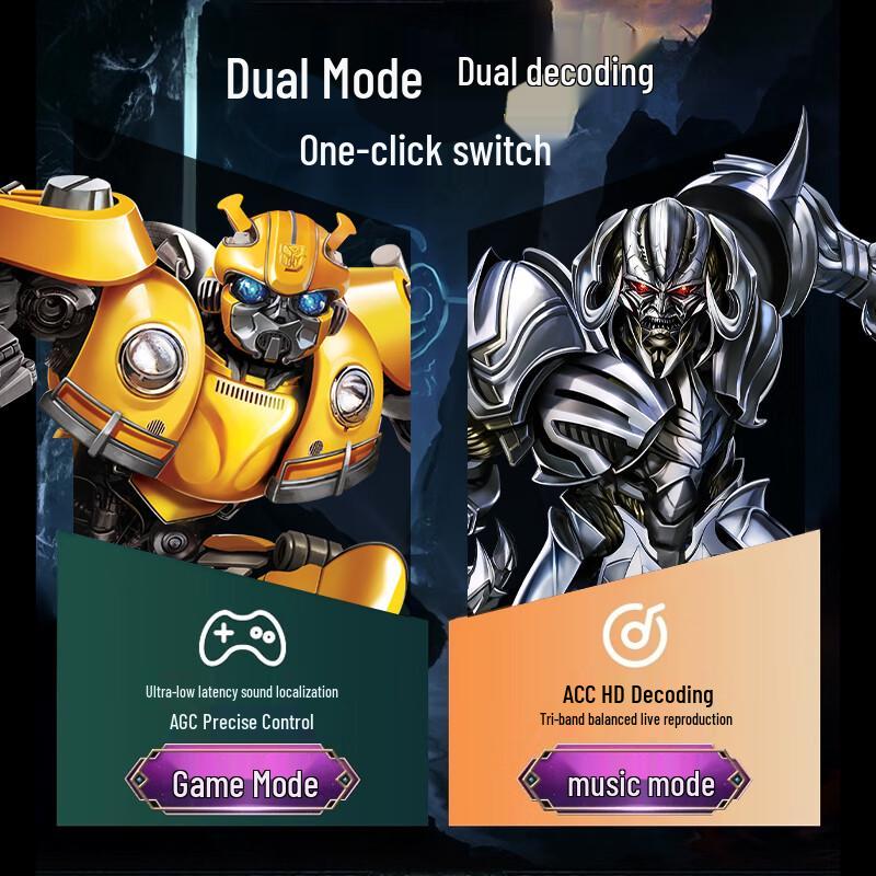 Игровые Bluetooth-наушники Transformers TF-T31