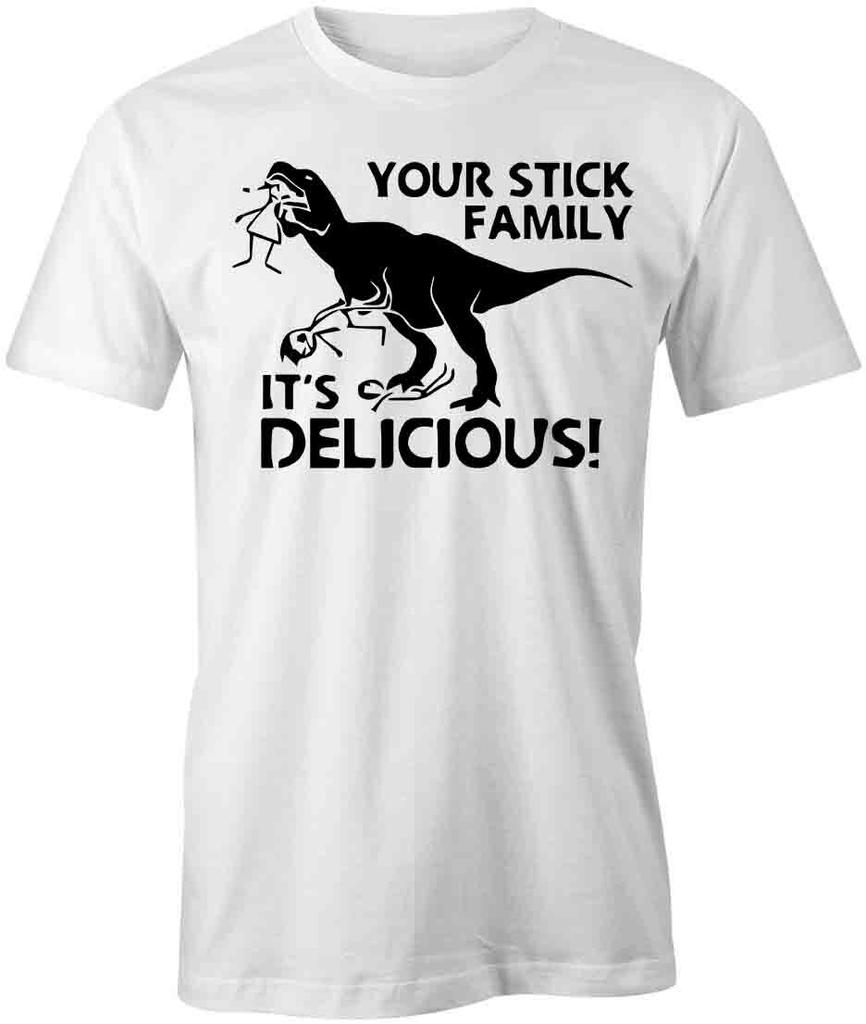 YOUR STICK FAMILY TShirt Tee Short-Sleeved Cotton CLOTHING HUMOROUS S1WSA823