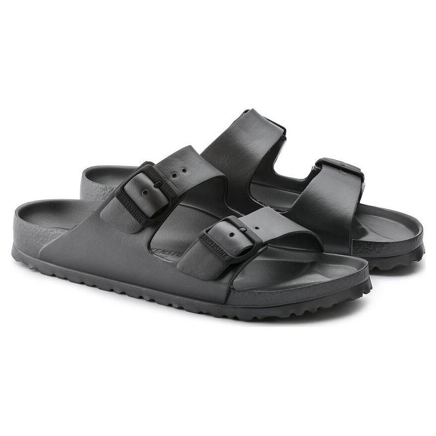 Birkenstock Аризона ЭВА Металлическая Сандалия Антрацит Женские Кроссовки Коричневый 1001498