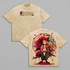 BLEACH Inoue Orihime Printed Tee Men Women Washed Cotton T-shirts Manga Vintage T Shirt Harajuku Male Casual Short Sleeve Tshirt