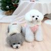 Зимняя куртка для собаки кошки с меховым воротником - Толстое хлопковое теплое пальто для маленьких пород, таких как чихуахуа, мопс, щенок, зимняя одежда