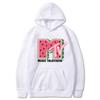 MTV Music Television Худи с принтом арбуза Модная толстовка с принтом Хип-хоп Повседневная Унисекс Осень Зима Флисовые топы Sudaderas