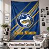 Wall Hanging Tapestry With Custom Name & Text, Parramatta Eels Decorative Tapestry For Bedroom