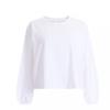 Shop   Women Round Neck 100  CoTTon Loose FiT Long Sleeve T shirT Dai Wsh 12134 