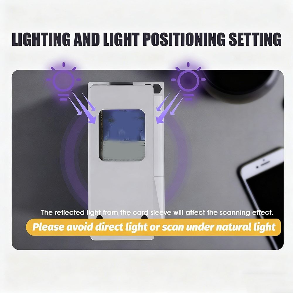 Adjustable TCG Card Slinger Quickly Scan Trading Card Scanner Card Scanner Scanstand Card Game