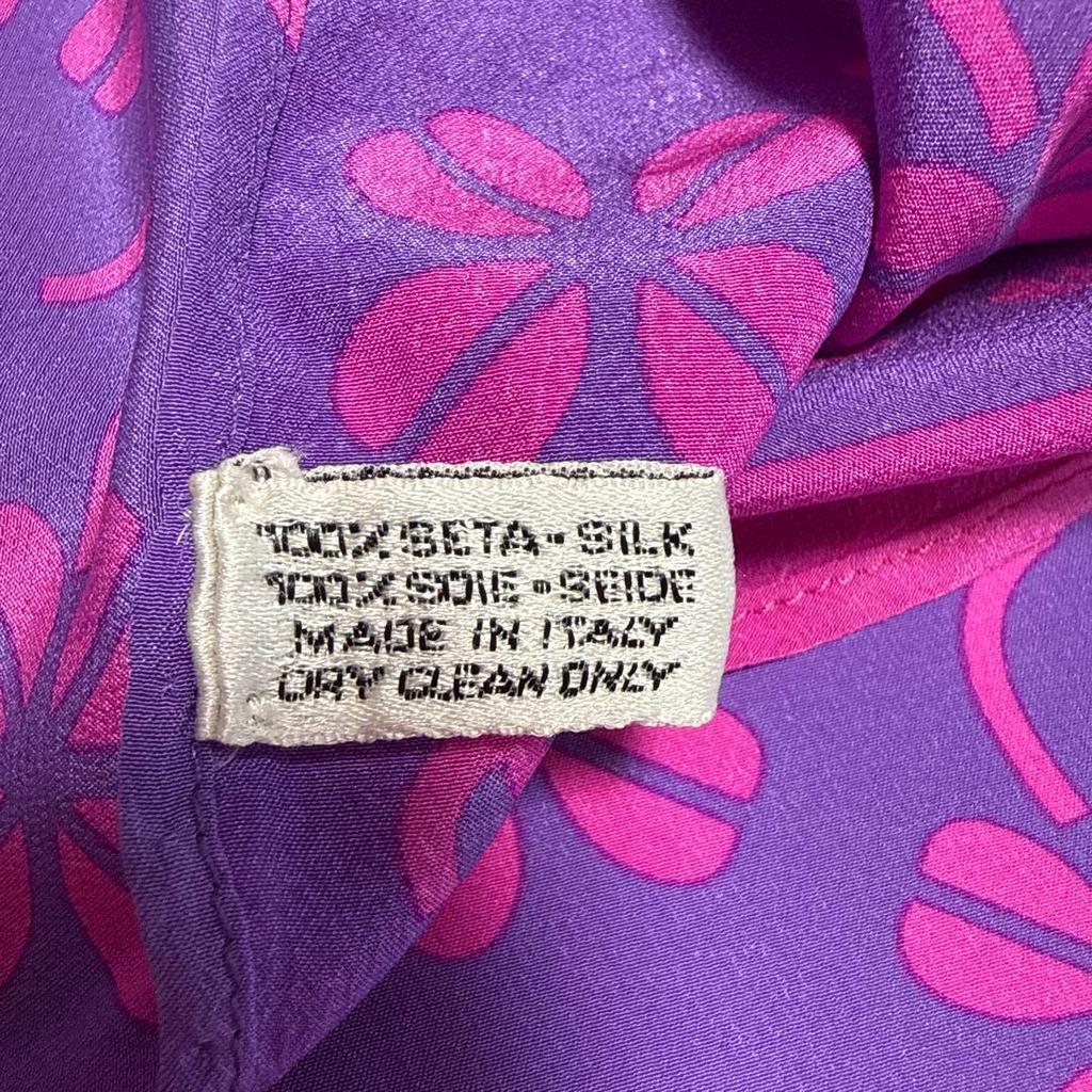 Used CHANEL clover pattern scarf