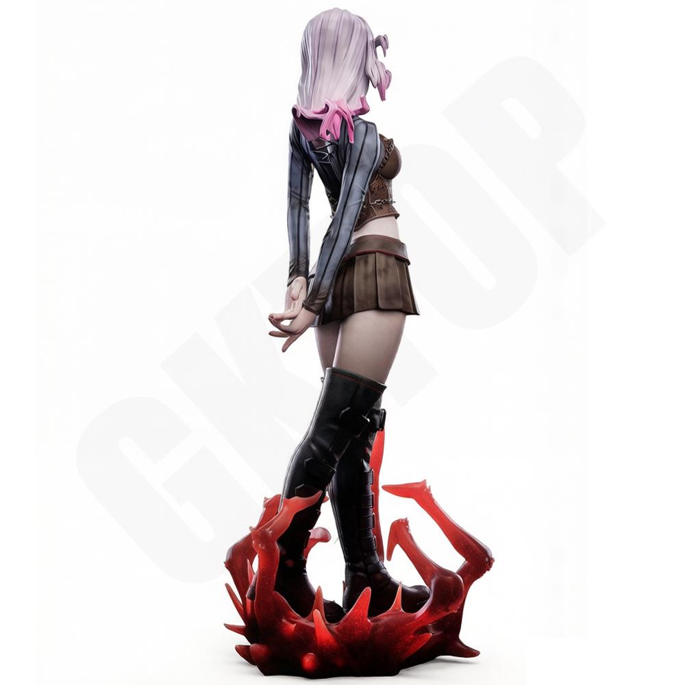 1/24 Corset Mini Skirt Gothic Lady Garage Kit Figures 3D Printed Resin Statue Miniature Model Kit DIY Unpainted Unassembled Toy